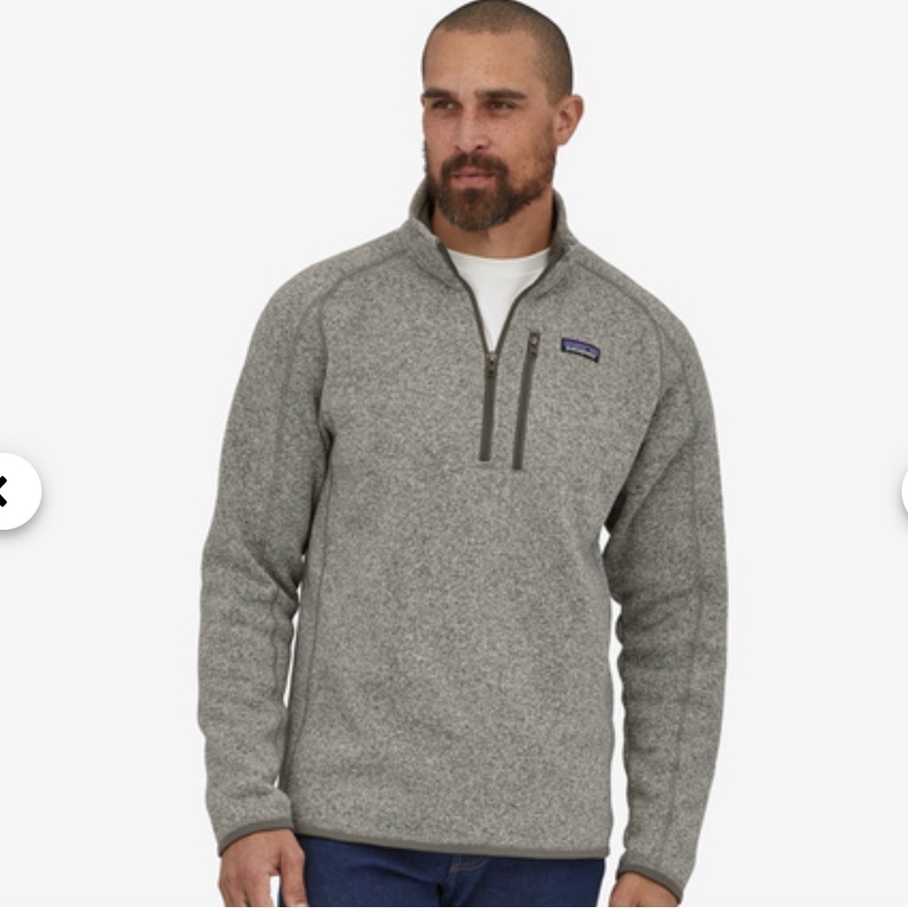 Patagonia men half zip sweater